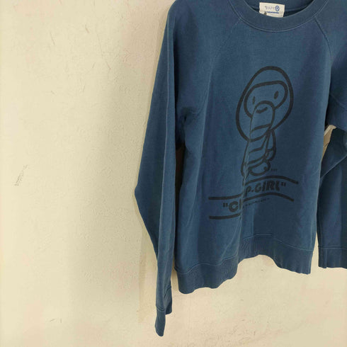 アベイシングエイプ BAPE by A BATHING APE BAPY CHIMP-GIRL スウェット レディース