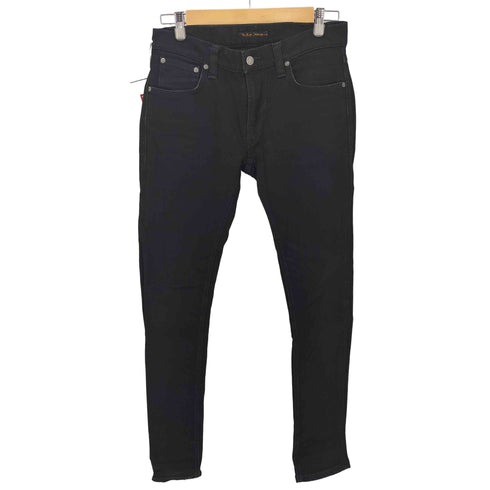 ヌーディージーンズ Nudie Jeans スキニーブラックデニムパンツ メンズ W31 L32