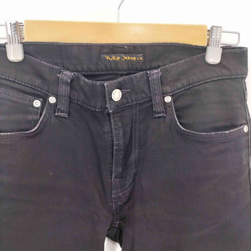 ヌーディージーンズ Nudie Jeans スキニーブラックデニムパンツ メンズ W31 L32