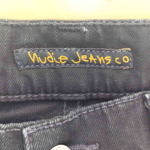 ヌーディージーンズ Nudie Jeans スキニーブラックデニムパンツ メンズ W31 L32