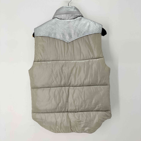 カバンドズッカ CABANE de ZUCCa Y2K シルバー切替 中綿ベスト メンズ JPN:M
