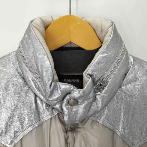 カバンドズッカ CABANE de ZUCCa Y2K シルバー切替 中綿ベスト メンズ JPN:M
