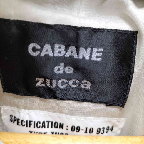 カバンドズッカ CABANE de ZUCCa Y2K シルバー切替 中綿ベスト メンズ JPN:M