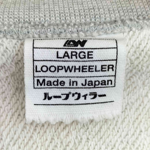 ループウィラー LOOPWHEELER TEST PRODUCT EXCHANGE SERVICE 前V リバース型 スウェット メンズ JPN:L