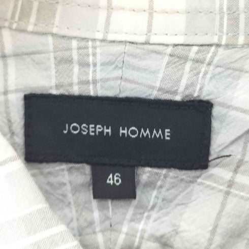 ジョゼフオム JOSEPH HOMME チャックシャツ L/S メンズ JPN:46