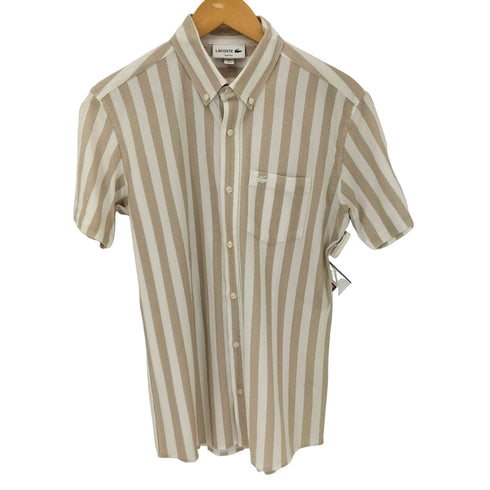ラコステ LACOSTE ストライプ S/S BDシャツ メンズ import:S