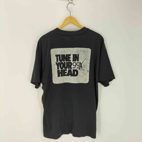 ヘインズ Hanes 90S TUNE IN YOUR HEAD クルーネックTシャツ メンズ JPN:XL