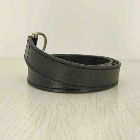 エヌハリウッド N.HOOLYWOOD キャンバス×レザー コンビ リングベルト メンズ FREE