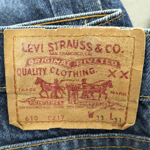 リーバイス Levis USA製 610 ボタンフライデニムパンツ メンズ 33 31