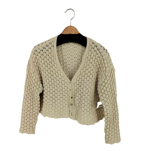ザラ ZARA かぎ編みカーディガン レディース import:S