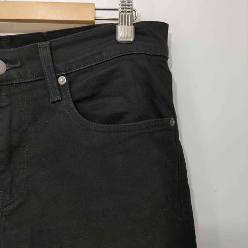 リーバイス Levis LEVI'S PREMIUM 502 レギュラー テーパード ストレッチブラックデニムパンツ メンズ W31L32