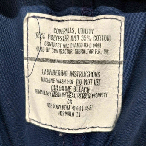 ユーエスネイビー U.S.NAVY COVERALL UTILITY メンズ 38R