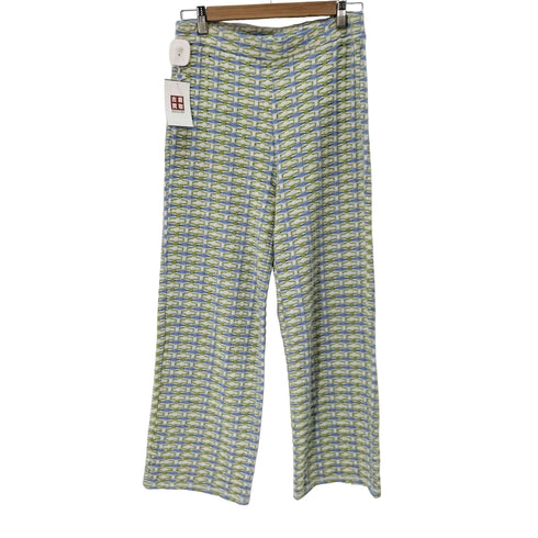 ザラ ZARA ワイドレッグジャガードパンツ レディース JPN:L