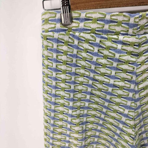 ザラ ZARA ワイドレッグジャガードパンツ レディース JPN:L