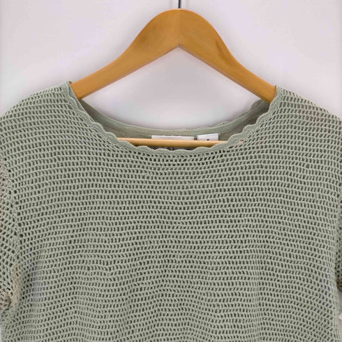 クラフトアンドバロー Croft&Barrow メッシュカットソー レディース JPN:S