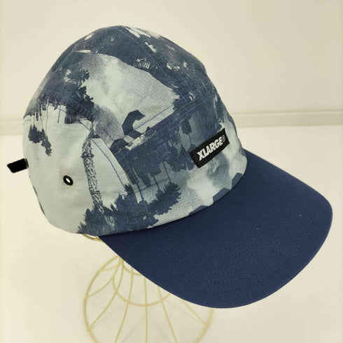 エクストララージ XLARGE 総柄 ロゴ刺繍 ジェットキャップ メンズ ONE SIZE