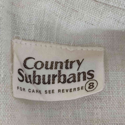 country suburbans ボタンレステーラードジャケット レディース US:8