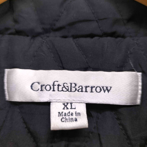 クラフトアンドバロー Croft&Barrow キルティングジップベスト メンズ XL