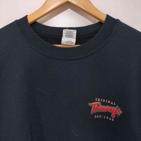 ギルダン GILDAN 企業ロゴ 裏起毛 ロングスリーブ スウェット メンズ import:L