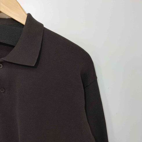 スティーブンアラン Steven Alan LIGHT GASS CTN LONG SLEEVE POLOSHIRT メンズ import:M