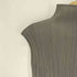 プリーツプリーズイッセイミヤケ PLEATS PLEASE ISSEY MIYAKE 90S 90AW サイドスリット ハイネック プリーツ ノースリーブ カットソー トップス レディース JPN:3