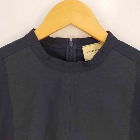 ユナイテッドアローズ UNITED ARROWS サイドスリットラ ウンドヘム 生地切替 プルオーバー ブラウス レディース