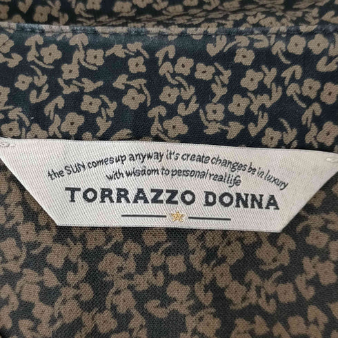 トラッゾドンナ Torrazzo Donna 総柄ワンピース レディース