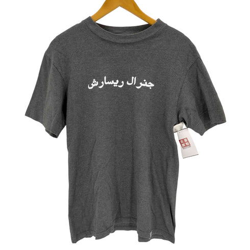 ジェネラルリサーチ GENERAL RESEARCH アラビアフォントTシャツ 2000 メンズ