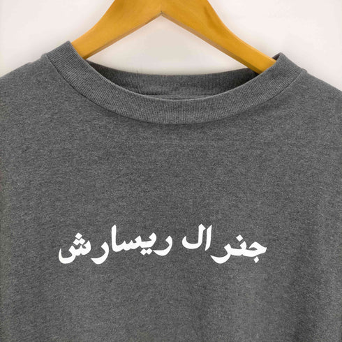 ジェネラルリサーチ GENERAL RESEARCH アラビアフォントTシャツ 2000 メンズ