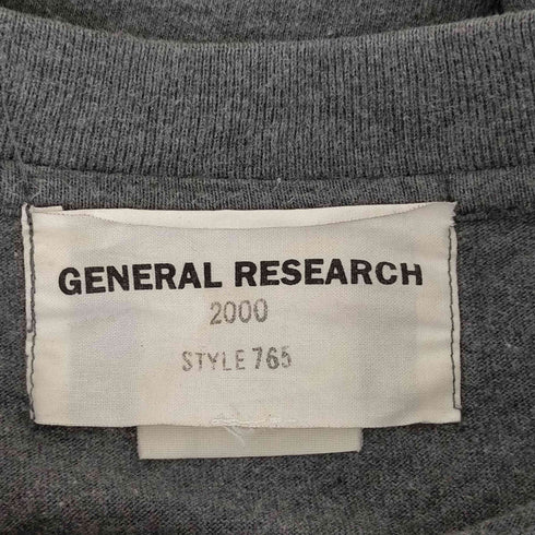 ジェネラルリサーチ GENERAL RESEARCH アラビアフォントTシャツ 2000 メンズ