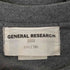 ジェネラルリサーチ GENERAL RESEARCH アラビアフォントTシャツ 2000 メンズ