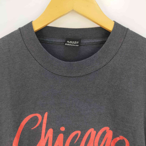 スクリーンスターズ SCREEN STARS 90s USA製 Chicagoプリント シングルステッチ Tシャツ メンズ import:L