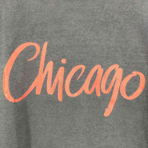 スクリーンスターズ SCREEN STARS 90s USA製 Chicagoプリント シングルステッチ Tシャツ メンズ import:L