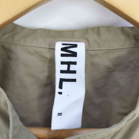 エムエイチエル MHL. ポケット付き バンドカラーシャツ レディース JPN:2