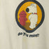 00S DELTAボディ Do You Mind キャラクター プリント リンガー Tシャツ トリム コピーライト2003 メンズ import:XL