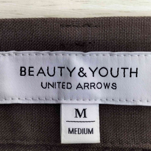 ビューティーアンドユースユナイテッドアローズ BEAUTY & YOUTH UNITED ARROWS リネンライククロップドフレアパンツ レディース JPN:M
