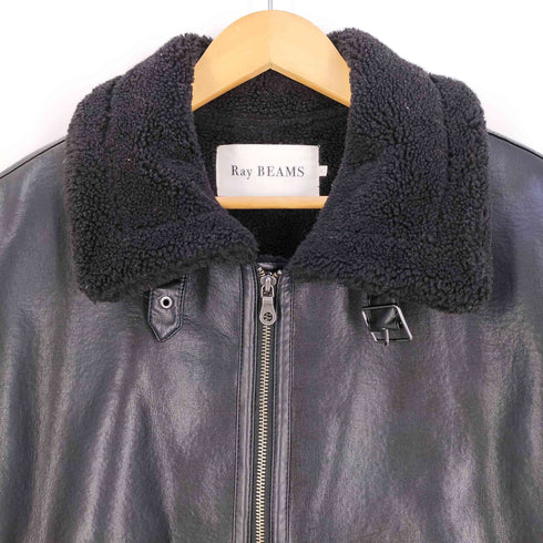 レイビームス Ray BEAMS フェイクムートン ボマー ブルゾン レディース 1