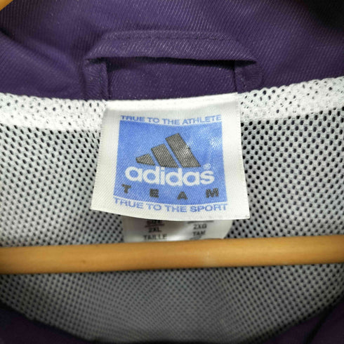 アディダス adidas 90s- TEAMタグ サイドラインハーフボタンジャケット メンズ 2XL