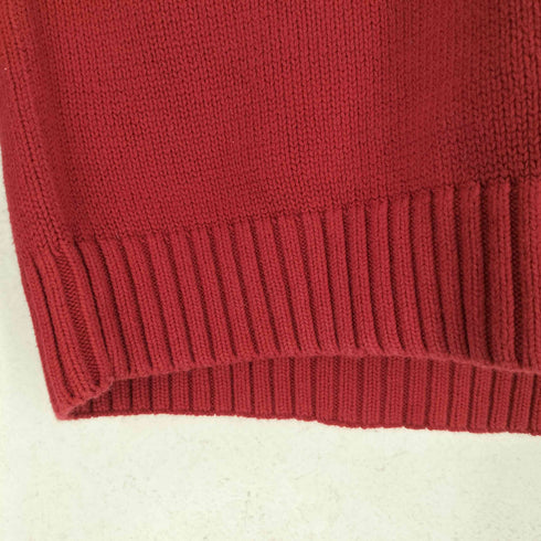 トミーヒルフィガー TOMMY HILFIGER ロゴ刺繍Vガゼットニット メンズ JPN:XL