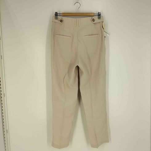 ユナイテッドアローズグリーンレーベルリラクシング UNITED ARROWS green label relaxing FM トリアセ マットクロス テーパード パンツ レディース JPN:40