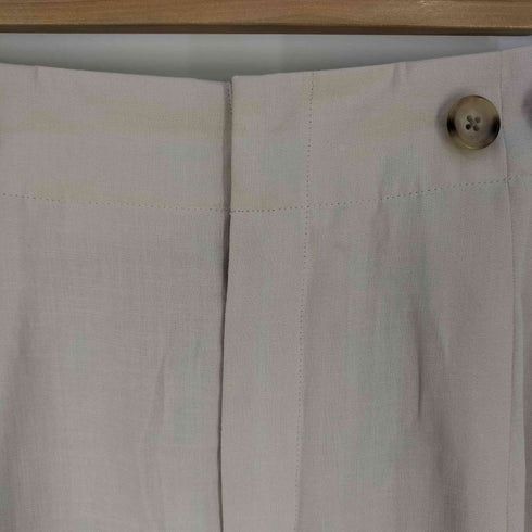 ユナイテッドアローズグリーンレーベルリラクシング UNITED ARROWS green label relaxing FM トリアセ マットクロス テーパード パンツ レディース JPN:40