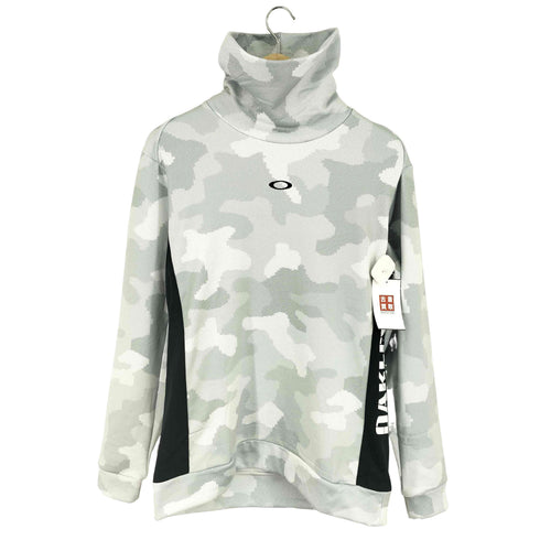 オークリー OAKLEY 裏起毛タートルネックカモ長袖シャツ メンズ JPN:L