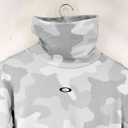 オークリー OAKLEY 裏起毛タートルネックカモ長袖シャツ メンズ JPN:L