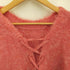 mideal 2way mix color lace up cardigan ミックスカラー レースアップ カーディガン レディース FREE
