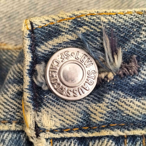 リーバイス Levis USA製 89年 ボタン裏刻印552 501 ナイロンフットボタン メンズ W32/L36