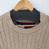 トミーヒルフィガー TOMMY HILFIGER ロゴ刺繍 コットンクルーネックニット メンズ import:XL