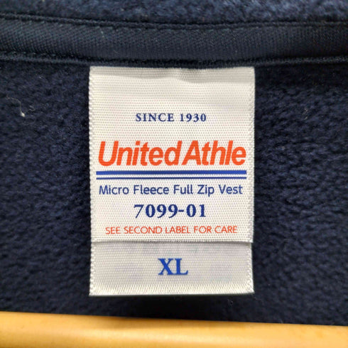 ユナイテッドアスレ UNITED ATHLE フリースベスト メンズ JPN:XL