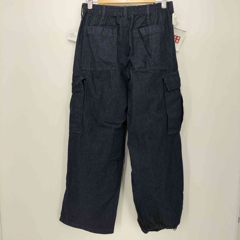 ジーユー GU 2024SS デニムスーパーワイドカーゴパンツ メンズ S