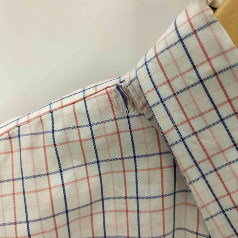 ランズエンド LANDS END スーピマコットン ノンアイロン チェック柄シャツ メンズ