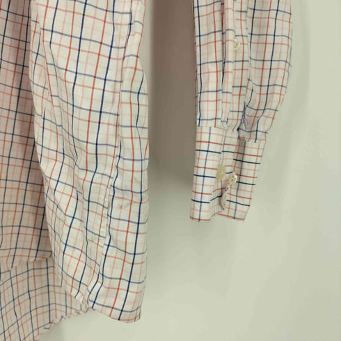 ランズエンド LANDS END スーピマコットン ノンアイロン チェック柄シャツ メンズ
